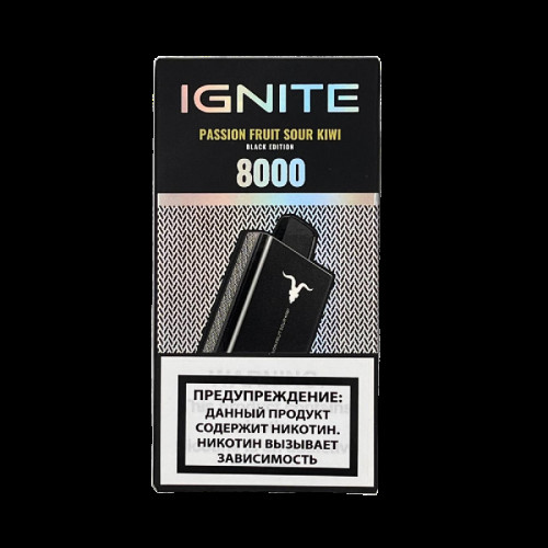 Электронная сигарета IGNITE V80 8000 затяжек Маракуйя кислый киви