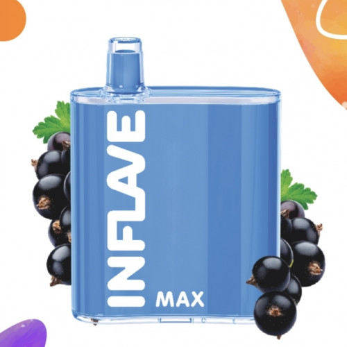 Электронная сигарета Inflave Max 4000 затяжек Чёрная Смородина